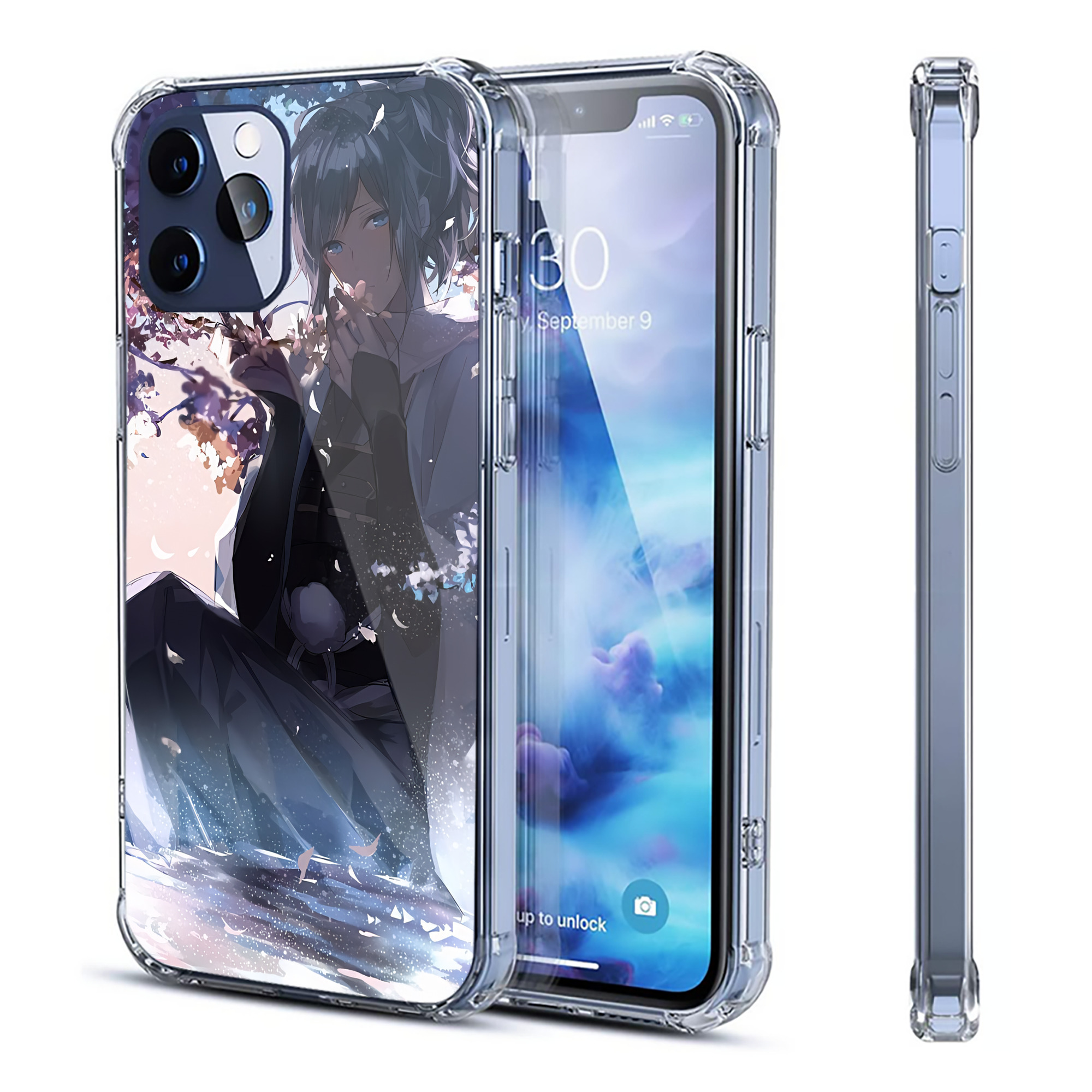 （画像用） 刀剣乱舞 Touken Ranbu 【iPhone 12シリーズ対応】透明スマホケース（クリアソフトケース）
